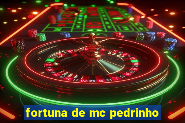 fortuna de mc pedrinho